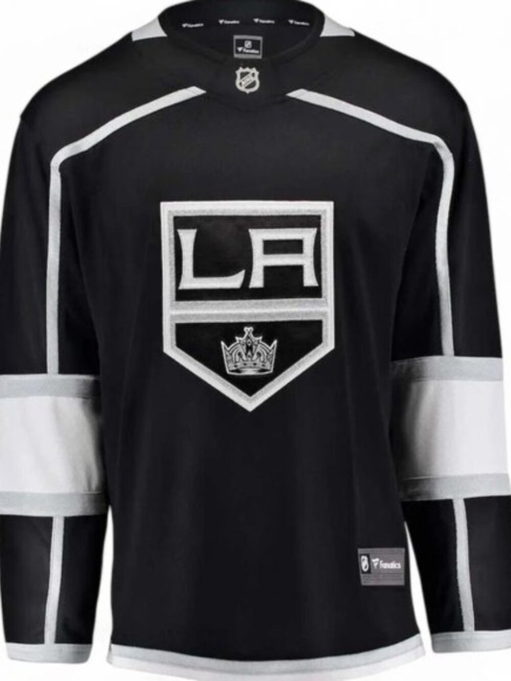 LA Kings Los Angeles NHL Hockey SEWN Fanatics Jersey Youth Boys L/XL 18-20 NEW